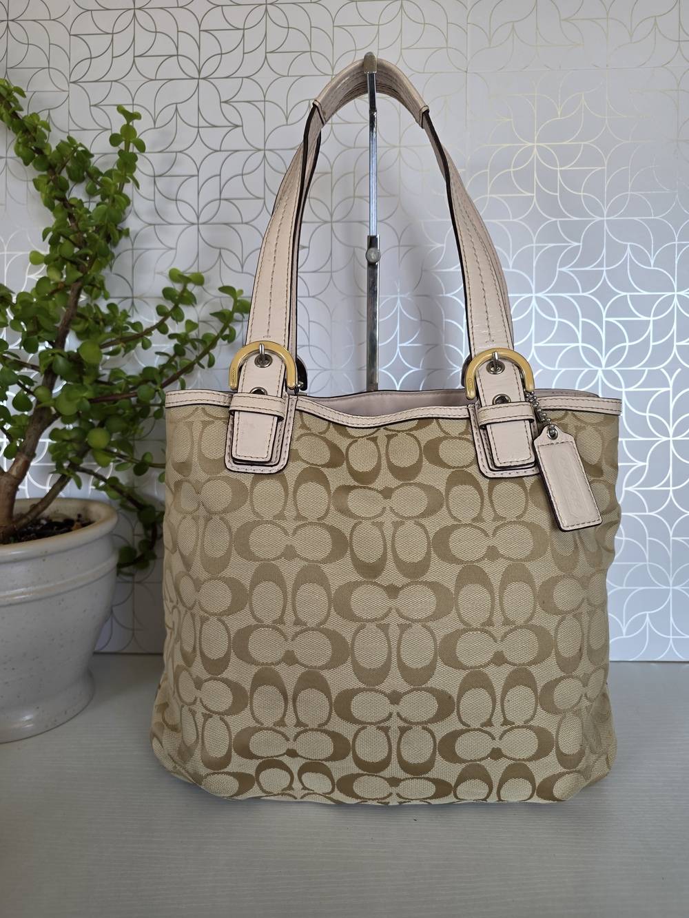 Coach Soho Signature Tote Bag